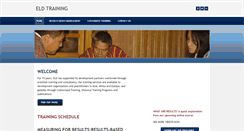 Desktop Screenshot of eldtraining.com